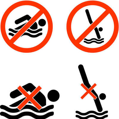 zwemmen-verboden